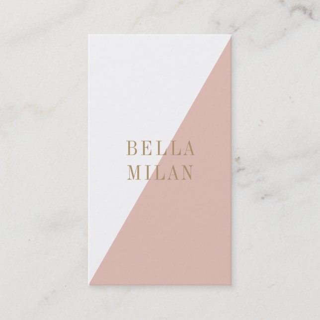 Chic modernt Busniess kort (Framsida)