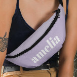 Chic Monogram Lavender Lila<br><div class="desc">Förpackning med chic som innehåller ditt namn eller initialer i monogram i ett trendig med stort vitt teckensnitt på en baksida av pastelllavender lila. Du kan justera storleka för teckensnittet i verktyg för kortare eller längre namn.</div>
