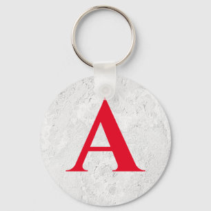 Chic, monogram professionell, tillägg namn nyckelring