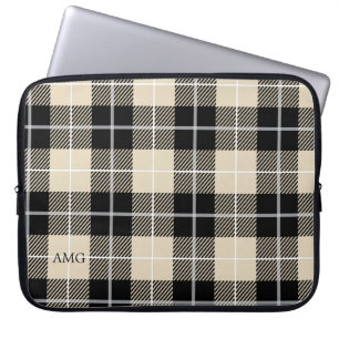 Chic Monogram Thompson Camel Play Mönster Laptop Fodral