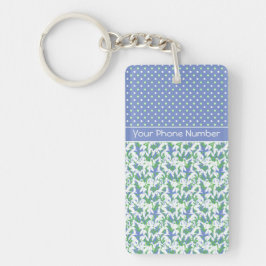 Chic Mönster om snurredroppar och Polka dots på bl