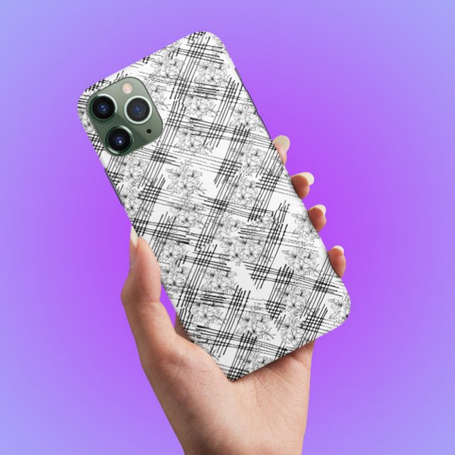 Chic Mönstrade Blommor och ränder Case-Mate iPho (Skapare uppladdad)