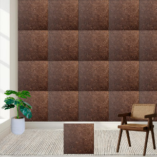 Chic Mörk Chocolate Brown Shimming Glitter Kakelplatta