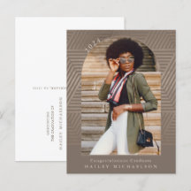 Chic Muted Geometric Print Studenten