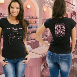 Chic Nail Salon Manicurist Hand Anpassningsbar T Shirt