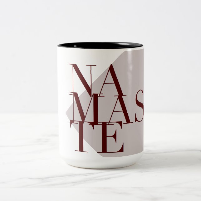 Chic Namaste Yoga Inspired | Stora Mugg (Center)
