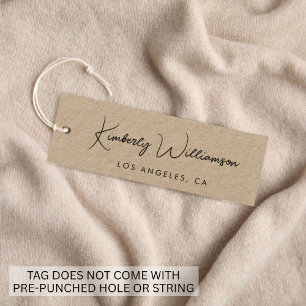 Chic Namnteckning Märkrn för Papper hängning av sk Mini Visitkort