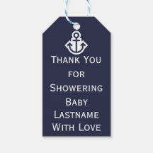 Chic Nautical Tack Baby Shower Gift-Märkre