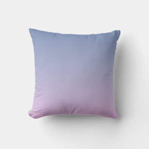 Chic Navy Blue and Rosa Ombre Kudde
