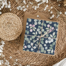 Chic Navy Blue & Eucalyptus Bröllop