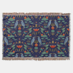 Chic Navy Blue Heron Pond Heritage Revival Filt