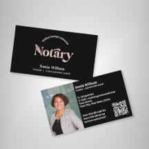Chic Notary Public Loan Signing Photo QR-kod