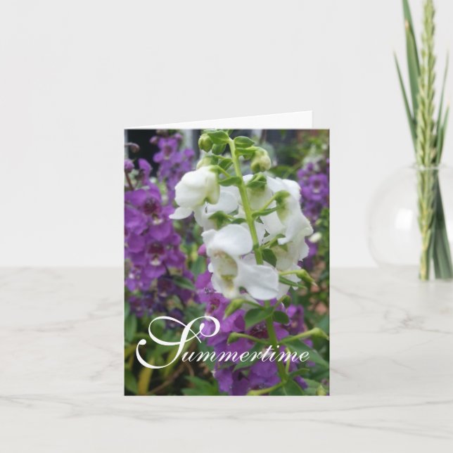 CHIC NOTE CARD_"Summertime" ANGELONIA Kort (Framsida)
