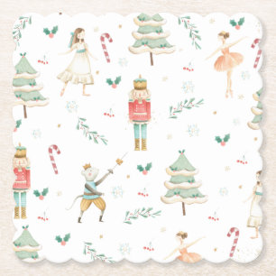 Chic Nutcracker Ballet God jul Party Underlägg Papper