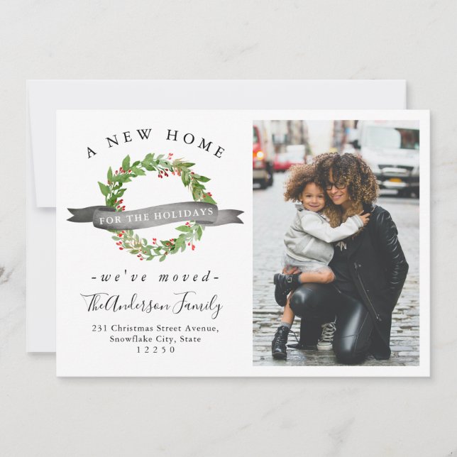 Chic Nytt hem för Helgdagar Utandning Foder till F Meddelande (Framsida)