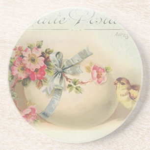 Chic och ägg från Victorian Påsk Underlägg