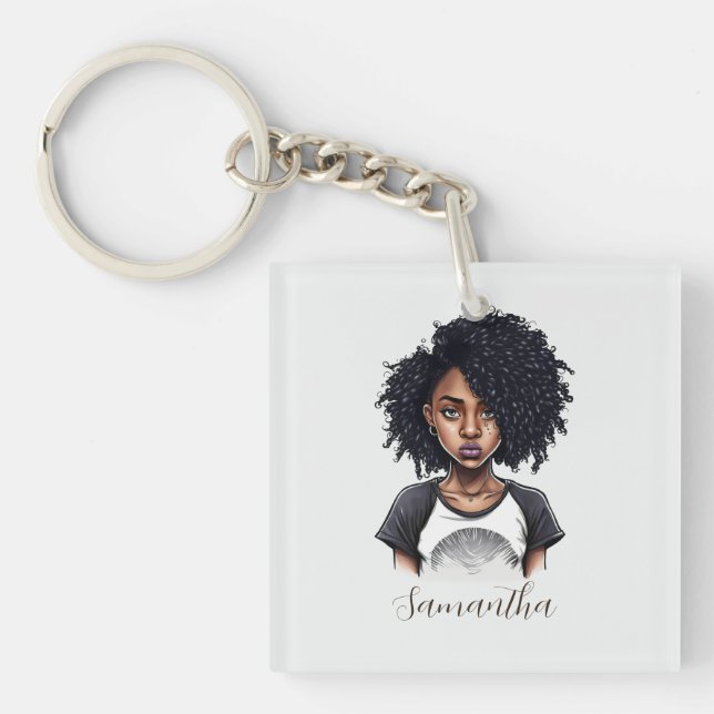 Chic och Classy Afro Woman (Framsidan)