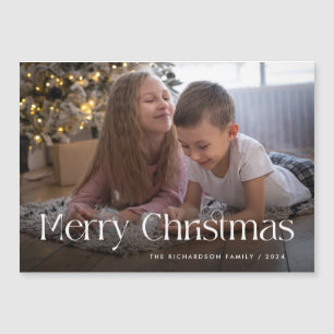 Chic och Elegant Magnetkort för god jul