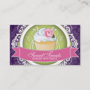 Chic och eleganta muffinvisitkortar visitkort