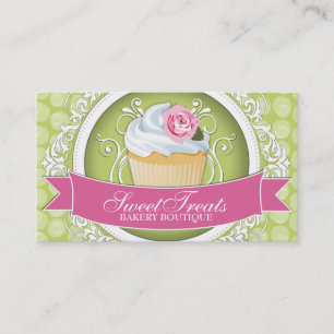 Chic och eleganta muffinvisitkortar visitkort