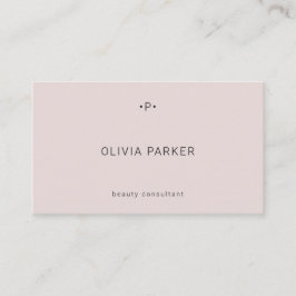 Chic och minimiprogram| visitkort