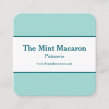 Chic och Trendig Macaron Mint Blue Modern Minimal