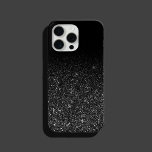 Chic Ombre Black Glitter<br><div class="desc">Chic Ombre Black Glitter iphone case</div>