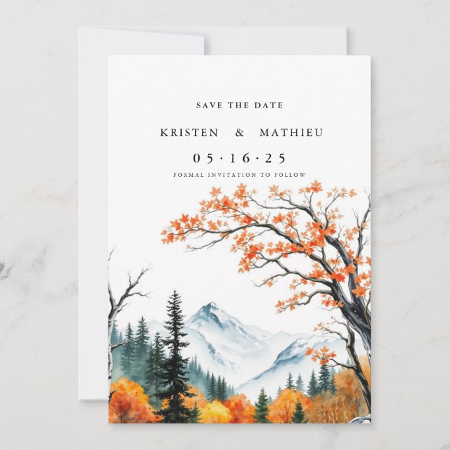 Chic Online Mountain Spara Datumet (Framsida)