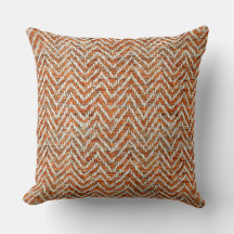 Chic orange krämchevron