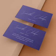 Chic Orchid-Lila - minimalistiskt handskript