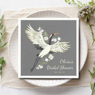 Chic Oriental Crane Möhippa Pappersservett