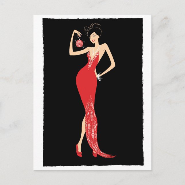 Chic Ornamet vykort (Framsida)