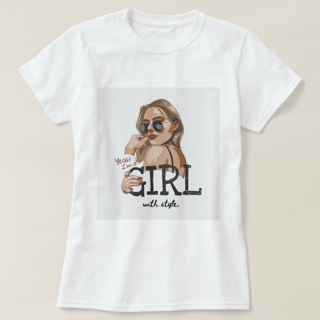 Chic Otaku T Shirt (Design framsida)