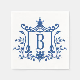 Chic Pagoda Monogram B Napkins Pappersservett