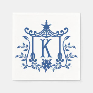 Chic Pagoda Monogram K Napkins Pappersservett