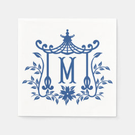 Chic Pagoda Monogram M Napkins Pappersservett