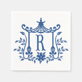 Chic Pagoda Monogram R Napkins Pappersservett