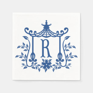 Chic Pagoda Monogram R Napkins Pappersservett