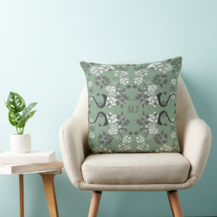 Chic Paint Monogrammed Dekorativ kudde