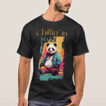 Chic Panda Charm | Colorful Sitta Panda Art