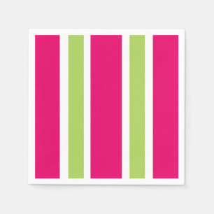 CHIC PAPPER NAPKIN_LOVELY HOADE PINK-/GREENRANDAR PAPPERSSERVETT