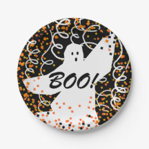 CHIC PAPPER PLATE_BOO! _FUNHALLOWEEN SPÖKE