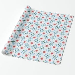 Chic Papper: Vatten Lilies and Dragonflies Presentpapper
