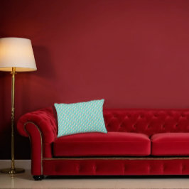 Chic pärl- och turkosaccentkudde prydnadskudde