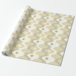 Chic Pastel Mid Century Mönster Presentpapper