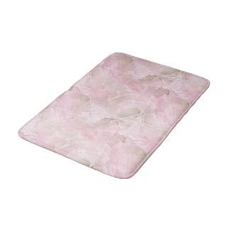 Chic Pastel Rosa Agate Marble Mönster Badrumsmatta