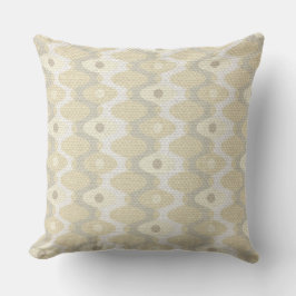 Chic Pastell Mid Century Mönster Kudde