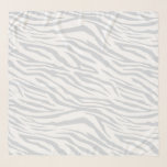 Chic Pastellblå Zebra mönstrad Sjal<br><div class="desc">Chic-chiffon-scarf med snyggt-pastellblå zebra mönstrad. Elegant och modern design. Enbart designad för dig av Lycklig Dolphin Studio. Kontakta oss på happydolphinstudio@outlook.com om du behöver hjälp eller matchande produkter.</div>