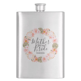 Chic Peach Mint Blommigt Utandning Budens mamma Fickplunta
