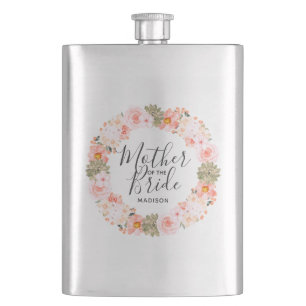 Chic Peach Mint Blommigt Utandning Budens mamma Fickplunta
